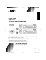 JVC KD-G721 User manual