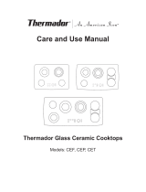 Thermador CET User manual