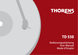 Thorens TD 550 User manual