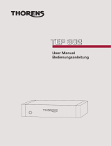 Thorens TEP 302 User manual