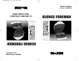 Maxim George Foreman GR10ABWCAN User manual