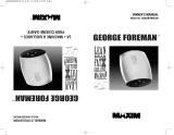 Maxim George Foreman GR26SBTMRCAN User manual