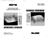 Maxim George Foreman GR38SILCAN User manual