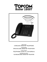 Topcom BUTLER 1800T User manual