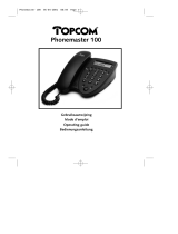 Topcom Phonemaster 100 User manual