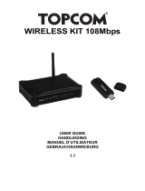Topcom WIRELESS KIT 108MBPS User manual
