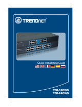 Trendnet TEG-160WS User manual