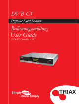 Triax DVB C1 User manual