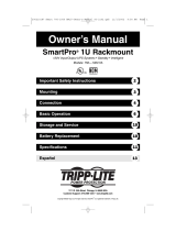 Tripp Lite SmartPro SMART750RM1U User manual