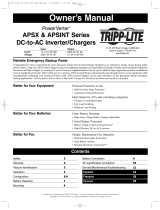 Tripp Lite APSX User manual