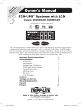 Tripp Lite ECO-UPS ECO850LCD User manual