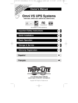 Tripp Lite Omni VS User manual