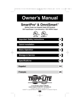 Tripp Lite OmniSmart UL2601-1 User manual
