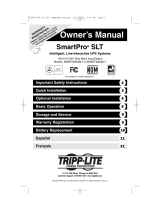 Tripp Lite SMART2200SLT User manual