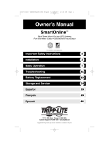 Tripp Lite 220/230/240V Input/Output User manual