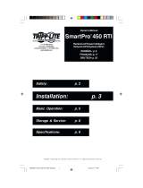 Tripp Lite 450 RTI User manual