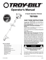 Troy-Bilt TB70SS User manual