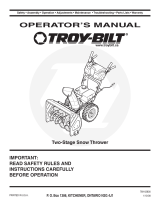 Troy-Bilt 31AH63N2711 User manual