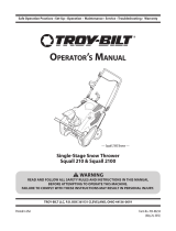 Troy-Bilt SQUALL 210 User manual