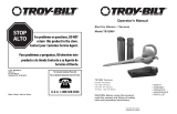 Troy-Bilt TB120BV User manual