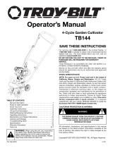 Troy-Bilt TB144 User manual