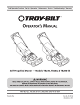 Troy-Bilt TB280 ES User manual