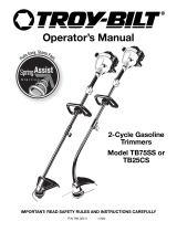 Troy-Bilt SpringAssist TB25ET User manual