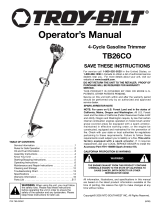 Troy-Bilt TB26CO User manual