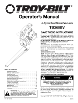 Troy-Bilt TB360BV User manual