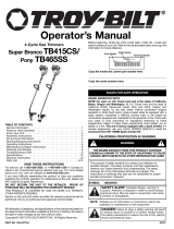 Troy-Bilt TB465SS User manual