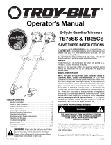 Troy-Bilt TB25CS User manual