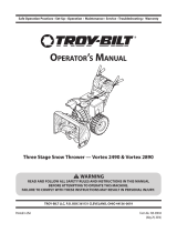 Troy-Bilt Storm 2620 User manual