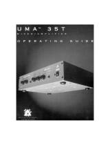 Peavey UMA 35T Utility Mixer/Amplifier User manual