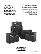 Vox AC30CC1 User manual