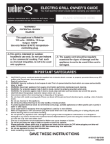 Weber Electric Grill Q 140 User manual