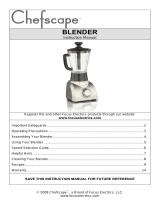 ChefScape Chefscape PBL1000 User manual