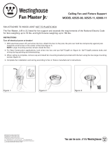 Westinghouse 02000-11 User manual