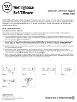 Westinghouse Saf-T-Brace, 3 Teeth, Twist and Lock with 2-1/8 Inch Deep Box 0140000 User manual