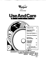 Whirlpool RC864OXB User manual