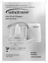 Windmere WCH200C User manual
