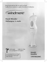 Windmere WHB200C User manual