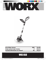 Worx Trimmer WG102 User manual