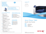 Xerox Phaser 7800 User guide