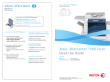 Xerox WorkCentre 7500 Series User guide