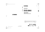 Yamaha DVD-S663 User manual