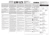 Yamaha lw-15 Owner's manual