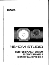 Yamaha NS-10M STUDIO Owner's manual