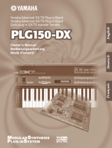 Yamaha PLG150-DX User manual