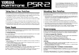 Yamaha Portatone PSR-2 Owner's manual