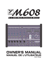 YORKVILLE M608 User manual